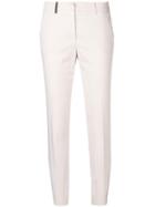 Peserico Cropped Trousers - Neutrals