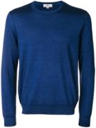 Canali Classic Fitted Sweater - Blue
