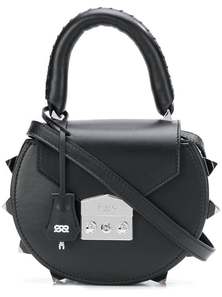 Salar Studded Mini Tote - Black
