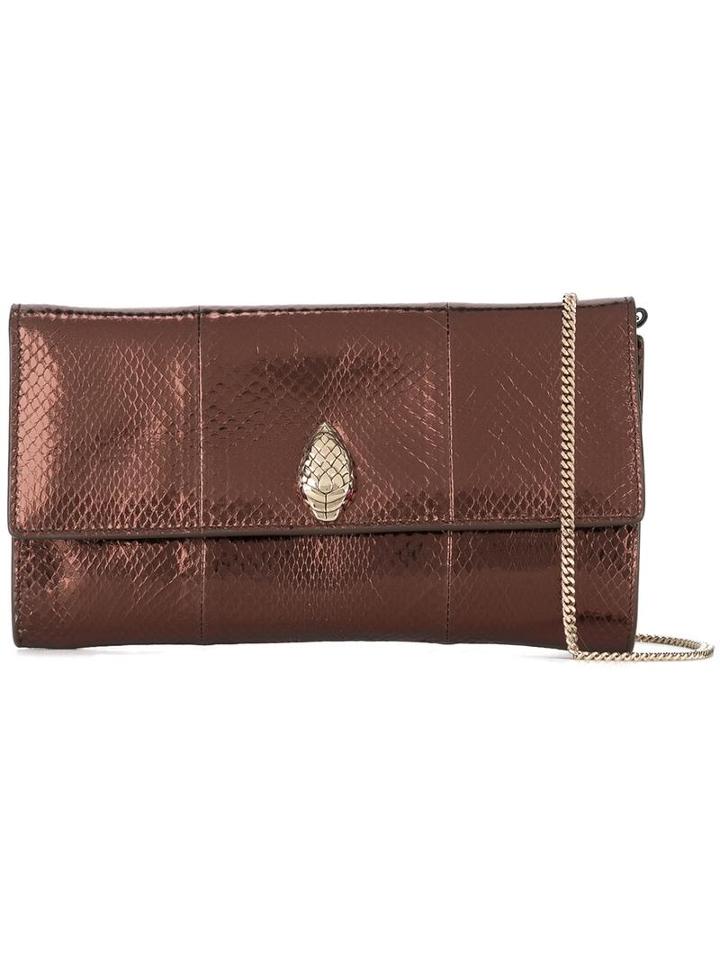 Roberto Cavalli Chain Strap Clutch, Women's, Grey