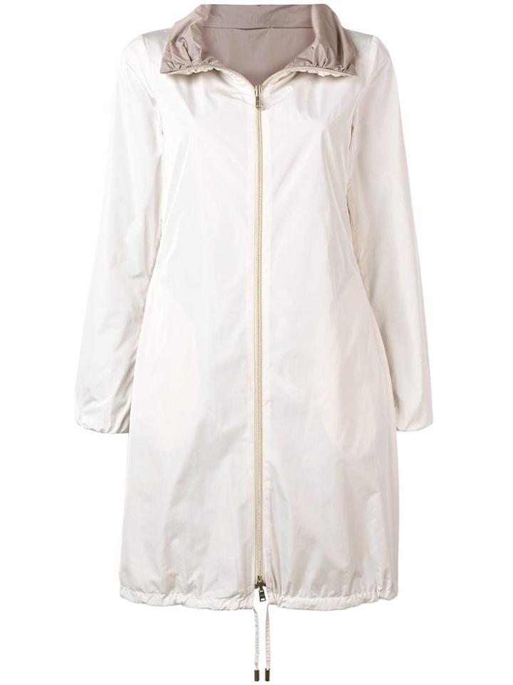 Herno Classic Midi Raincoat - Neutrals