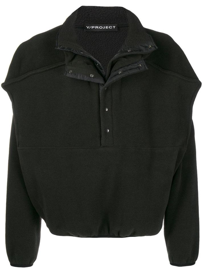 Y/project Layered Collar Jumper - Black