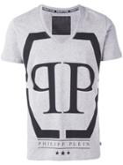 Philipp Plein - 'raiko' T-shirt - Men - Cotton - L, Grey, Cotton