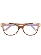Chloé Eyewear Square Shape Glasses - Neutrals