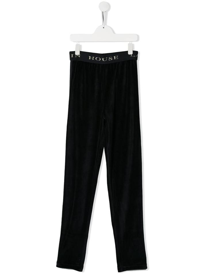 Lapin House Textured Glitter Logo Leggings - Blue