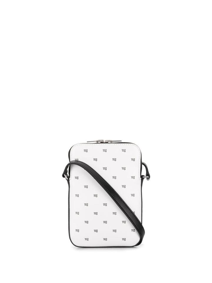 Alexander Wang Scout Monogram Crossbody Bag - White