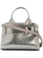 Jimmy Choo - Small Lockett Tote - Women - Calf Leather - One Size, Women's, Grey, Calf Leather