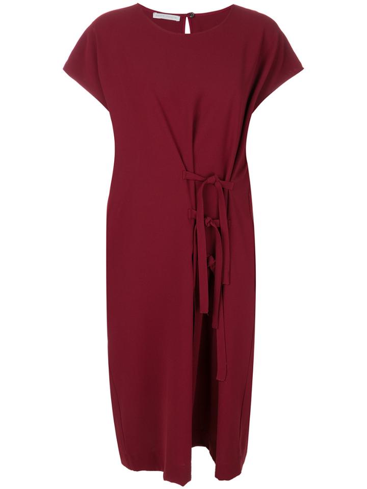 Société Anonyme Big Shoulders Dress - Red