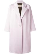 Christian Wijnants 'jeika' Coat, Women's, Size: 38, Pink/purple, Viscose/spandex/elastane/polyurethane