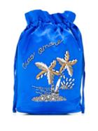 Giada Benincasa Embroidered Mini Bag - Blue