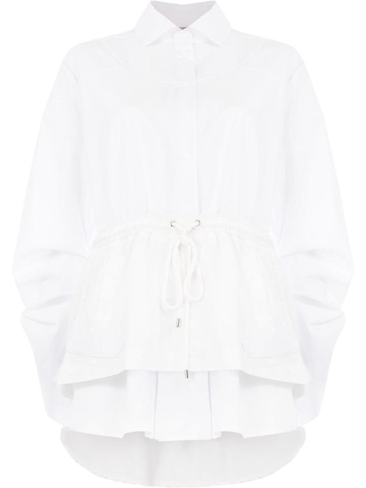Preen By Thornton Bregazzi Drawstring Waist Blouse - White