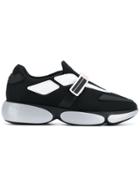 Prada Panelled Runner Sneakers - Black