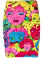 Versace Vintage Betty Boop Print Skirt - Multicolour