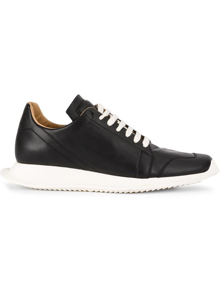 Rick Owens Regular Sneakers - Black