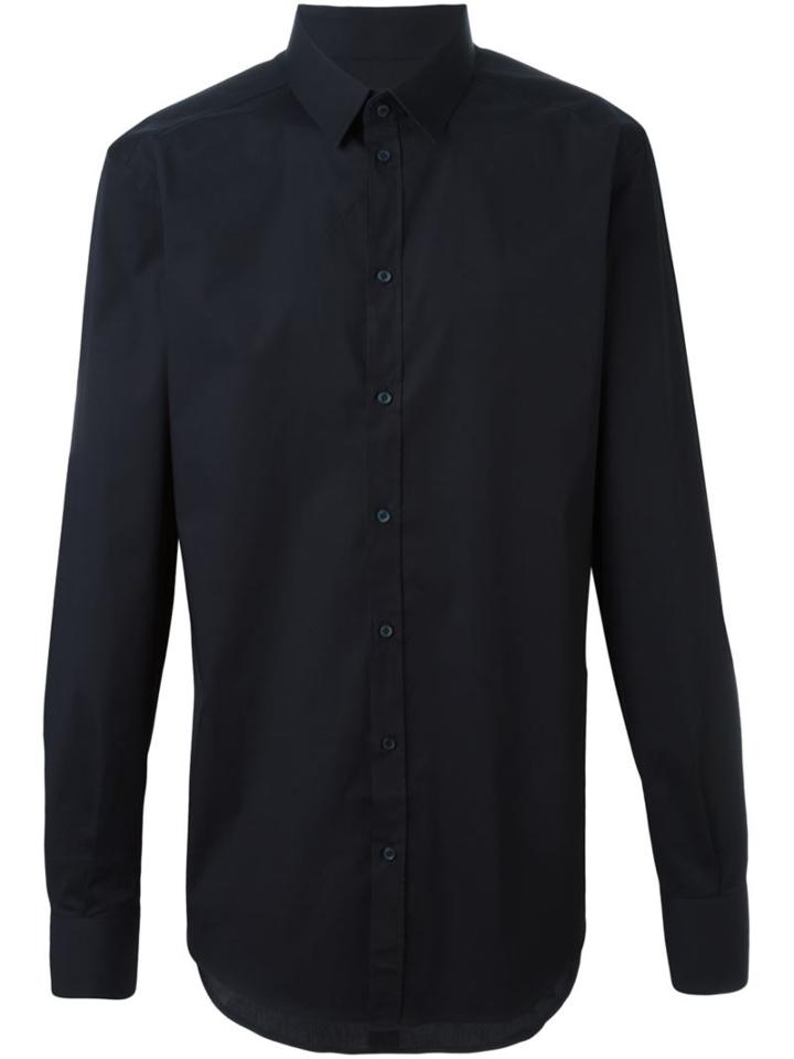 Dolce & Gabbana - Classic Shirt - Men - Cotton/spandex/elastane - 42, Blue, Cotton/spandex/elastane