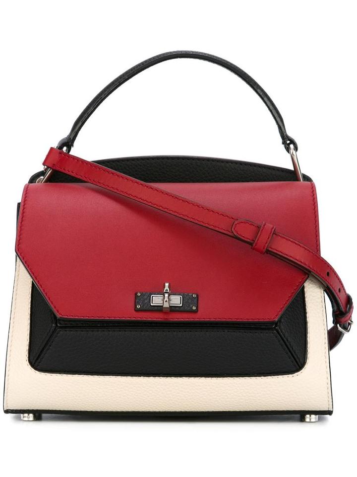 Bally Colour Block Tote, Women's, Red