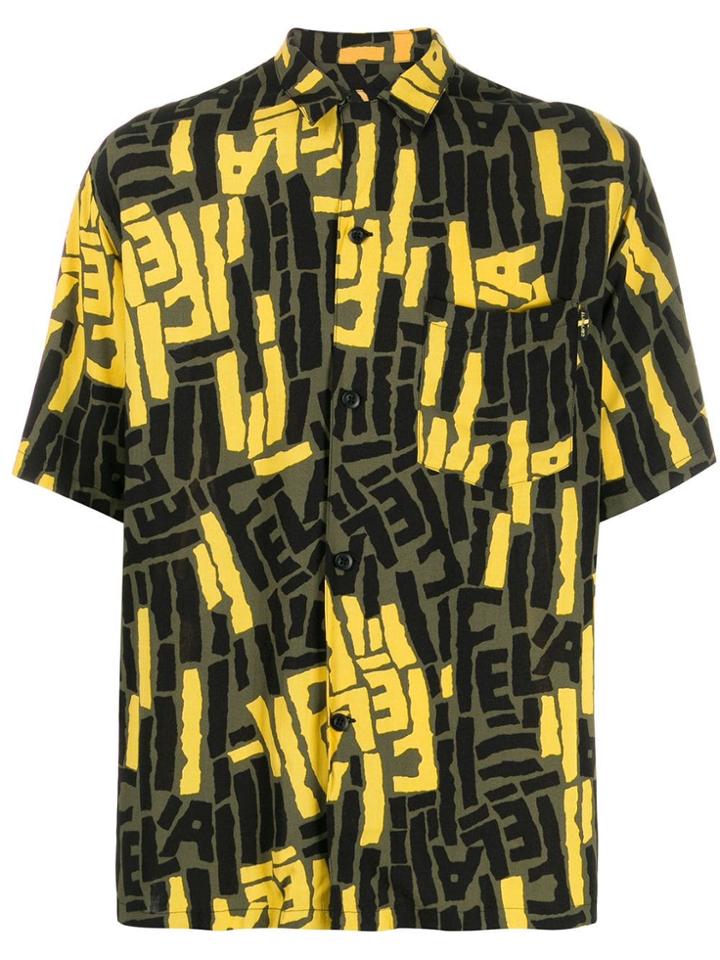 Carhartt Heritage Colour Block Print Shirt - Green