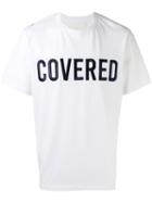 Juun.j 'covered' Patch T-shirt, Men's, Size: 46, White, Cotton/rayon