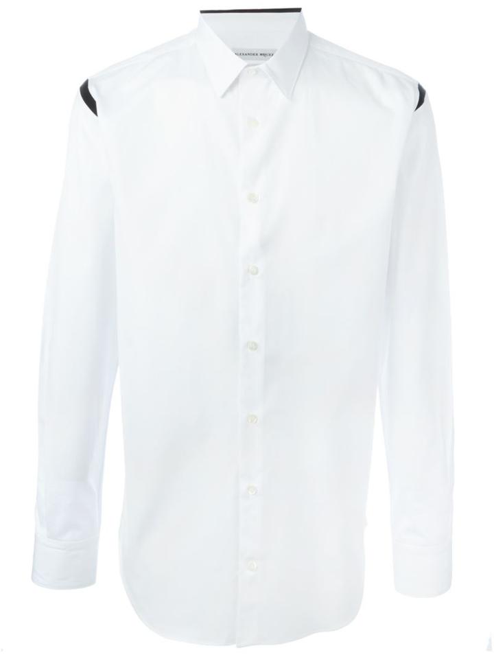 Alexander Mcqueen Contrast Detail Shirt