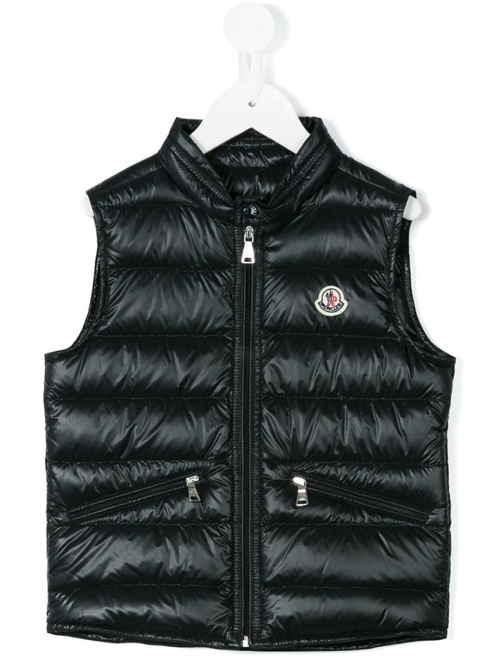 Moncler Kids - Padded Gilet - Kids - Feather Down/polyamide - 10 Yrs, Black