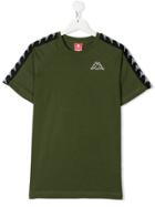 Kappa Teen Logo Print T-shirt - Green