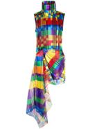 Halpern Roll Neck Dress - Multicolour