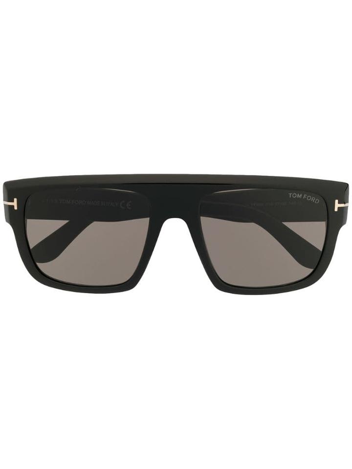 Tom Ford Eyewear Alessio Rectangular Sunglasses - Black