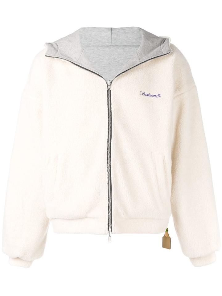 Sankuanz Textured Jacket - White