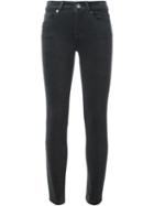 Loro Piana Velvet Five Pocket Skinny Trousers, Women's, Size: 40, Grey, Cotton/spandex/elastane
