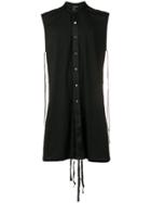 Ann Demeulemeester Adjustable Long Shirt - Black