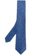 Kiton Spot Patterned Tie - Blue