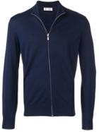 Brunello Cucinelli Front Zip Sweater - Blue