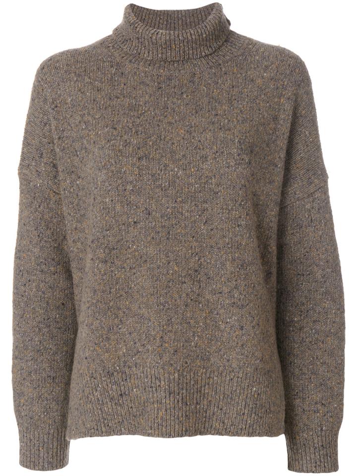 Vanessa Bruno Elbow Patch Jumper - Brown