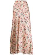 Paco Rabanne Printed Maxi Skirt - Neutrals