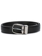 Dolce & Gabbana Classic Belt, Men's, Size: 100, Black, Calf Leather