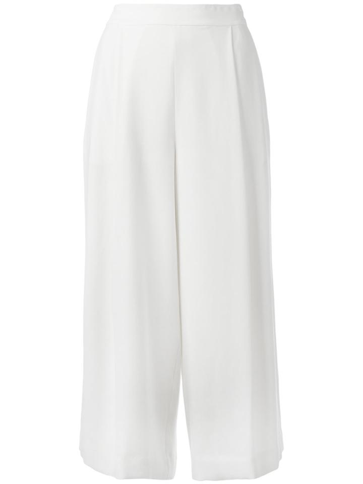 Dvf Diane Von Furstenberg Tailored Cropped Trousers - White