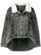 Y / Project Oversized Denim Jacket - Grey