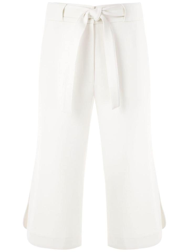 Egrey Cropped Trousers - White