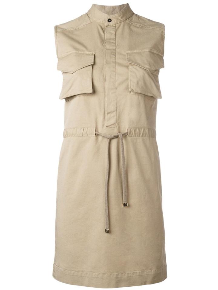 Dsquared2 Sleeveless Shirt Dress - Nude & Neutrals