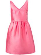 P.a.r.o.s.h. V-neck Sleeveless Dress, Women's, Size: Xs, Pink/purple, Polyester/silk/acetate/viscose