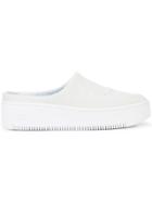 Nike Perforated Sneaker Mules - Grey