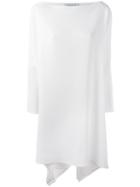 Gianluca Capannolo Off Shoulder Dress, Women's, Size: 42, White, Viscose/acetate