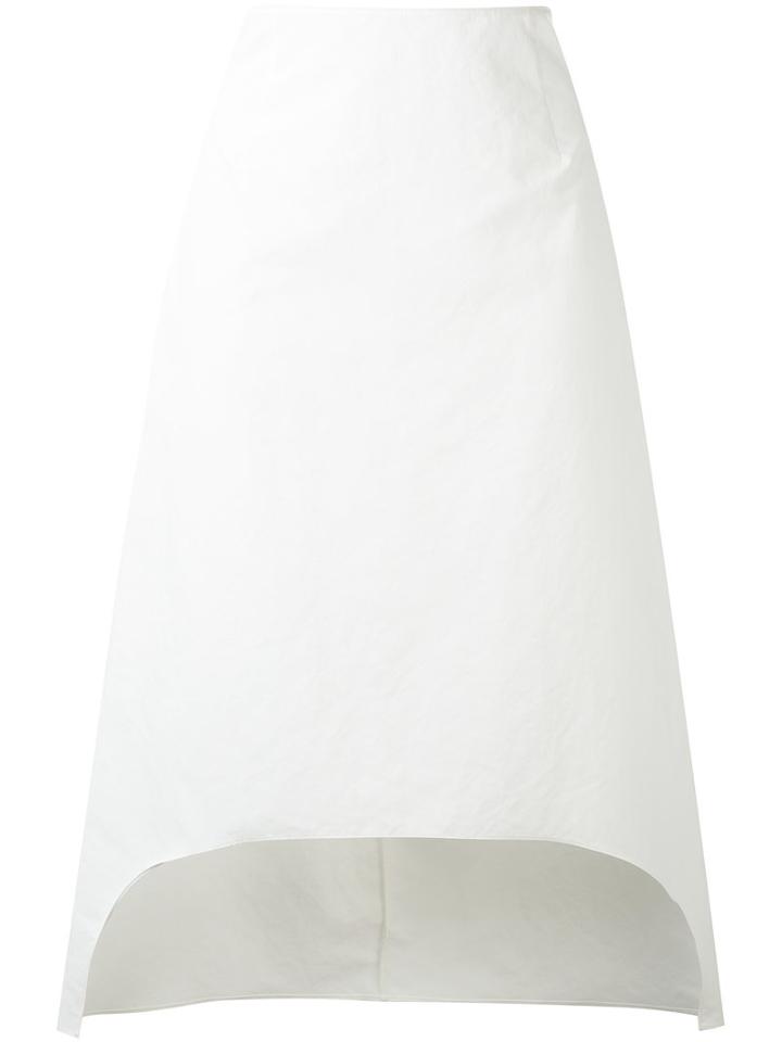 Marni - Runway Asymmetric Skirt - Women - Polyester - 38, White, Polyester