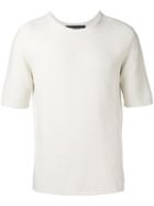 Natural Selection Short Sleeve Tennis Sweater, Men's, Size: Large, White, Cotton
