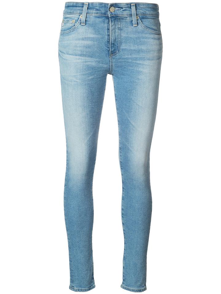 Ag Jeans - Farrah Jeans - Women - Cotton/polyester/polyurethane - 28, Blue, Cotton/polyester/polyurethane