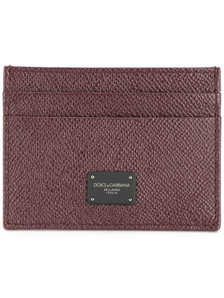 Dolce & Gabbana Logo Cardholder Wallet - Brown