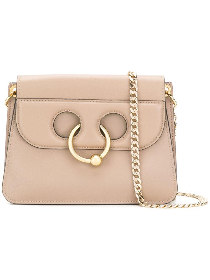 Jw Anderson Mini Pierce Shoulder Bag - Nude & Neutrals
