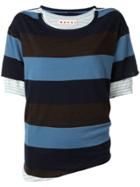 Marni Layered Stripe T-shirt - Multicolour