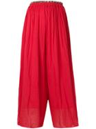 Forte Forte Wide Leg Trousers - Red