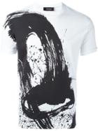 Dsquared2 Paint Smudge T-shirt, Men's, Size: Small, White, Cotton